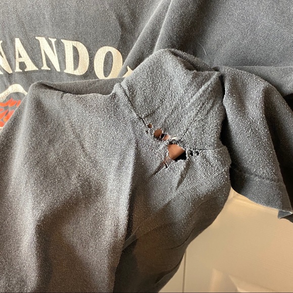 1980s Harley-Davidson Wolf & Flags Mens Shirt XXL - Picture 7 of 10